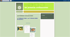 Desktop Screenshot of lasprimerascivilizaciones1eso.blogspot.com
