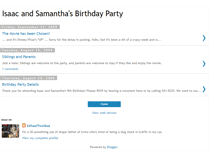 Tablet Screenshot of isaacandsambirthday.blogspot.com