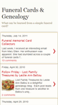 Mobile Screenshot of funeralcards.blogspot.com