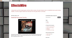 Desktop Screenshot of effectswire.blogspot.com