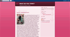 Desktop Screenshot of issuesonmymind.blogspot.com