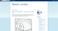 Desktop Screenshot of beachjunkie.blogspot.com