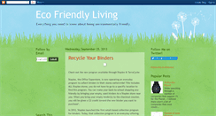 Desktop Screenshot of ecofriendlybyalana.blogspot.com