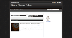 Desktop Screenshot of muscle-diseas.blogspot.com