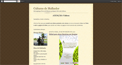 Desktop Screenshot of culturasdemalhador.blogspot.com