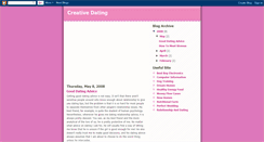 Desktop Screenshot of creative-dating-ideas.blogspot.com