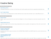 Tablet Screenshot of creative-dating-ideas.blogspot.com