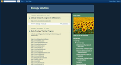 Desktop Screenshot of biologysolution.blogspot.com