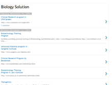 Tablet Screenshot of biologysolution.blogspot.com