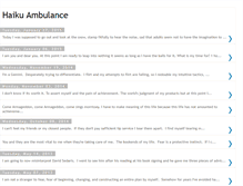 Tablet Screenshot of haikuambulance.blogspot.com