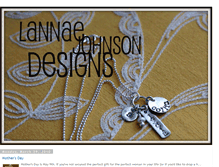 Tablet Screenshot of lannaejohnsondesigns.blogspot.com