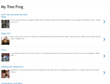 Tablet Screenshot of mytreefrog.blogspot.com