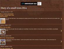 Tablet Screenshot of diaryofasmalltowndiva.blogspot.com