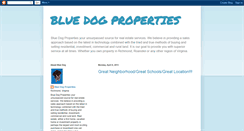 Desktop Screenshot of bluedogpropertiesva.blogspot.com