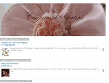 Tablet Screenshot of chapeaudegateau.blogspot.com