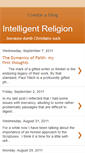 Mobile Screenshot of intelligent-religion.blogspot.com