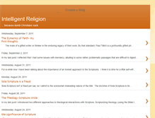 Tablet Screenshot of intelligent-religion.blogspot.com