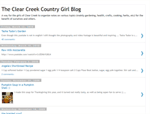 Tablet Screenshot of clearcreekcountrygirl.blogspot.com