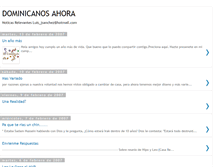Tablet Screenshot of dominicanosahora.blogspot.com