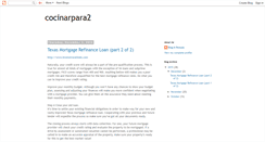 Desktop Screenshot of cocinarpara2.blogspot.com