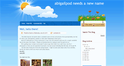 Desktop Screenshot of abigailpod.blogspot.com