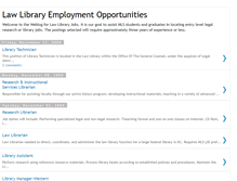 Tablet Screenshot of librarycareeropportunities.blogspot.com