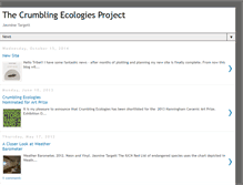 Tablet Screenshot of crumblingecologies.blogspot.com