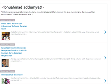 Tablet Screenshot of ibnuahmad85.blogspot.com