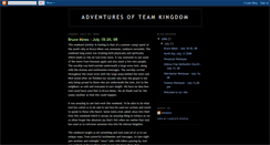 Desktop Screenshot of adventuresofteamkingdom.blogspot.com