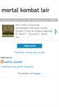 Mobile Screenshot of jpedromortalkombat.blogspot.com