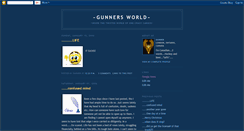 Desktop Screenshot of gunnersworld.blogspot.com