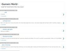 Tablet Screenshot of gunnersworld.blogspot.com