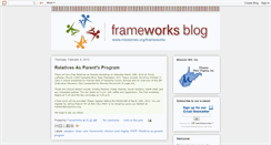 Desktop Screenshot of frameworksblog.blogspot.com