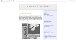 Desktop Screenshot of gonelikethewind.blogspot.com
