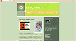 Desktop Screenshot of nohayhumor.blogspot.com