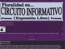 Tablet Screenshot of circuitoinf.blogspot.com