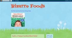 Desktop Screenshot of bizarrefoods-janden.blogspot.com