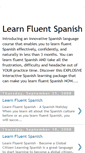 Mobile Screenshot of learnfluent-spanish.blogspot.com