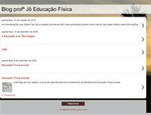 Tablet Screenshot of blogprofjovecieducaofsica.blogspot.com