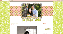Desktop Screenshot of ourbellavida.blogspot.com