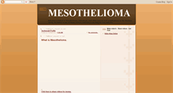 Desktop Screenshot of mesothelioma-and-asbestos-today.blogspot.com