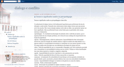 Desktop Screenshot of dialogoeconflito.blogspot.com