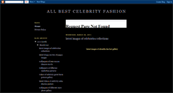 Desktop Screenshot of celebrityfashion99.blogspot.com