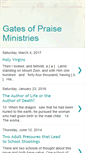 Mobile Screenshot of gatesofpraiseministries.blogspot.com