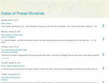 Tablet Screenshot of gatesofpraiseministries.blogspot.com