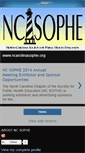 Mobile Screenshot of ncsophe.blogspot.com