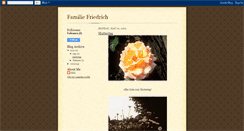 Desktop Screenshot of familiefriedrich.blogspot.com