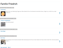 Tablet Screenshot of familiefriedrich.blogspot.com