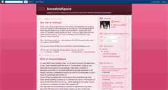 Desktop Screenshot of ancestralspace.blogspot.com