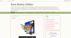 Desktop Screenshot of earn-emoney-online.blogspot.com